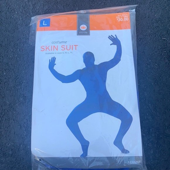 Other - Fun Full Skin Bodysuit Halloween Costume Navy Blue